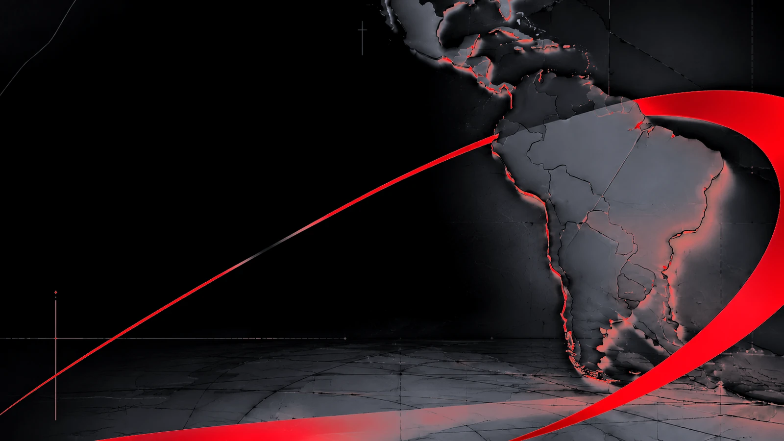Mapa da América Latina em destaque: a EasyPro, maior empresa de software de cronoanálise da região